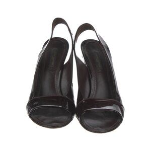 LOUIS VUITTON Patent Leather Slingback Heels